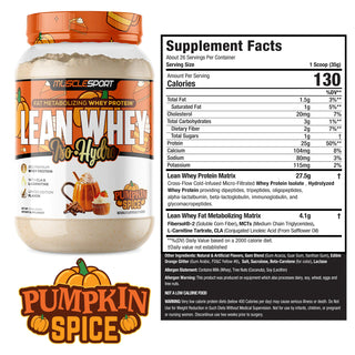 Lean Whey™ Iso Hydro Gourmet Protein 2lb