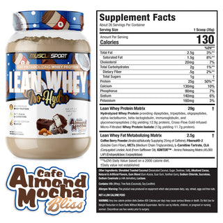 Lean Whey™ Iso Hydro Gourmet Protein 2lb