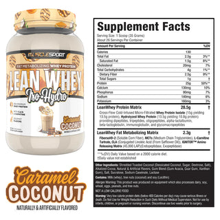 Lean Whey™ Iso Hydro Gourmet Protein 2lb